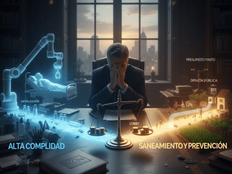 La soledad del decisor: ¿Gestión sanitaria o administración de la&nbsp;escasez?